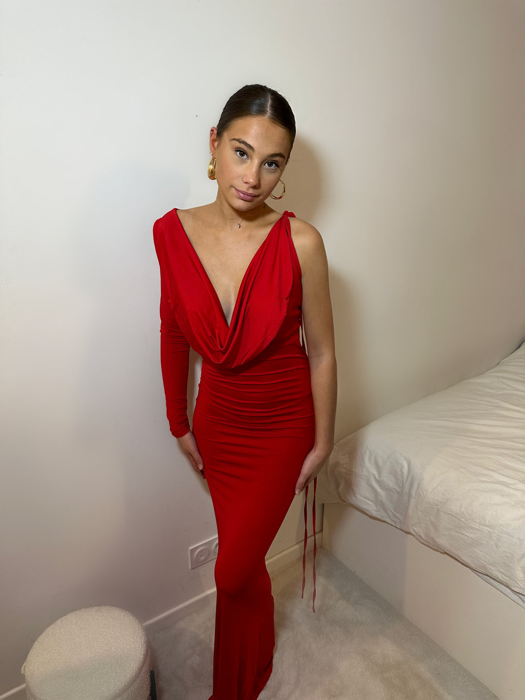 Robe sirène rouge