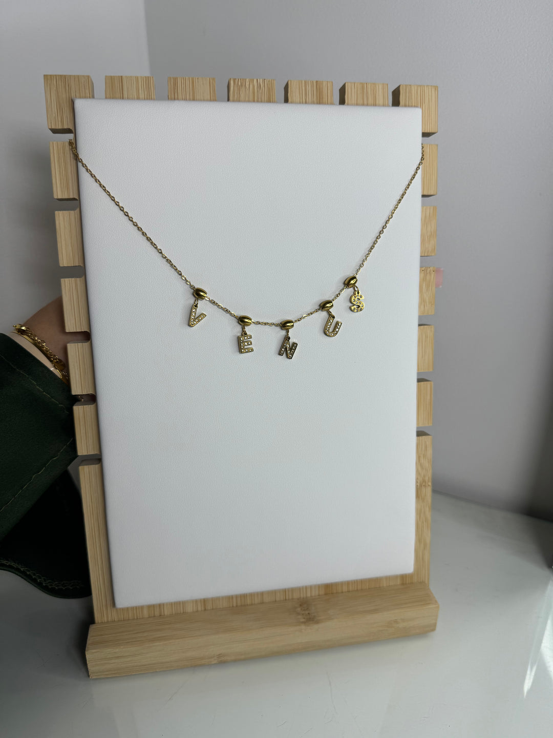 Collier personnalisé doré 