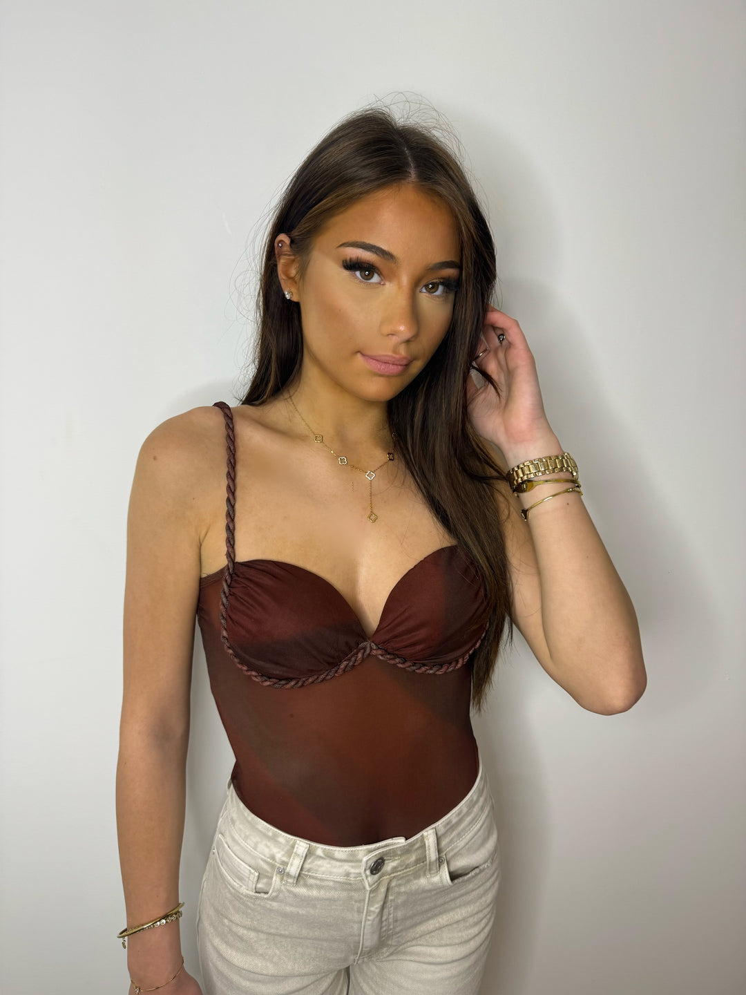 Body Monica marron