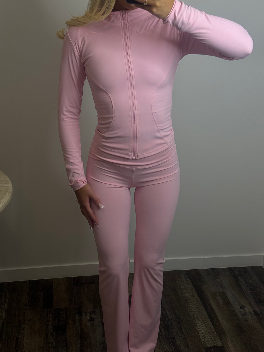 Ensemble lulu pâtte d’éléphant rose