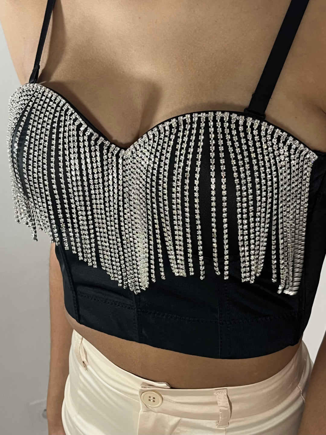 Bustier à strass