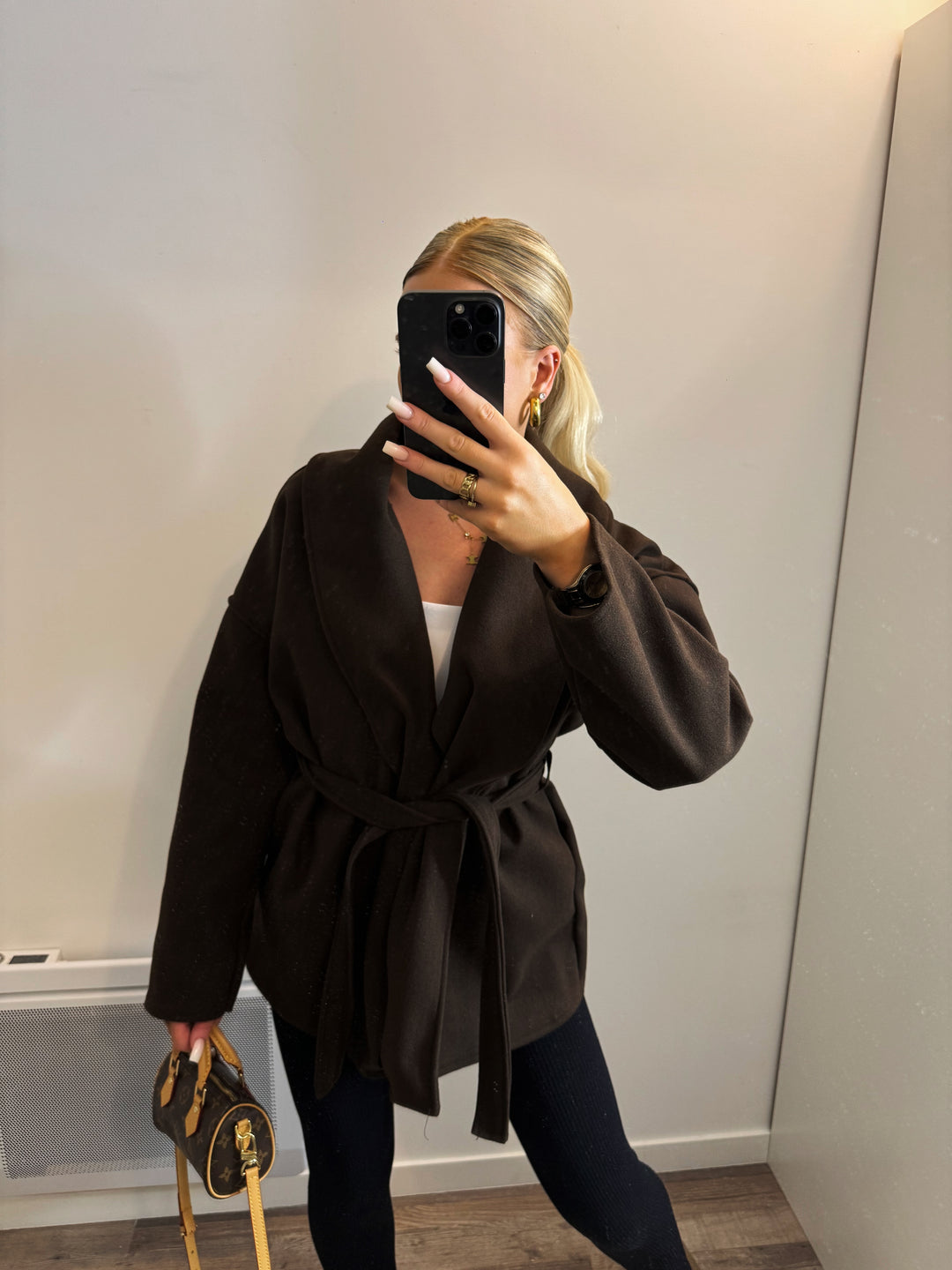 Manteau soraya marron