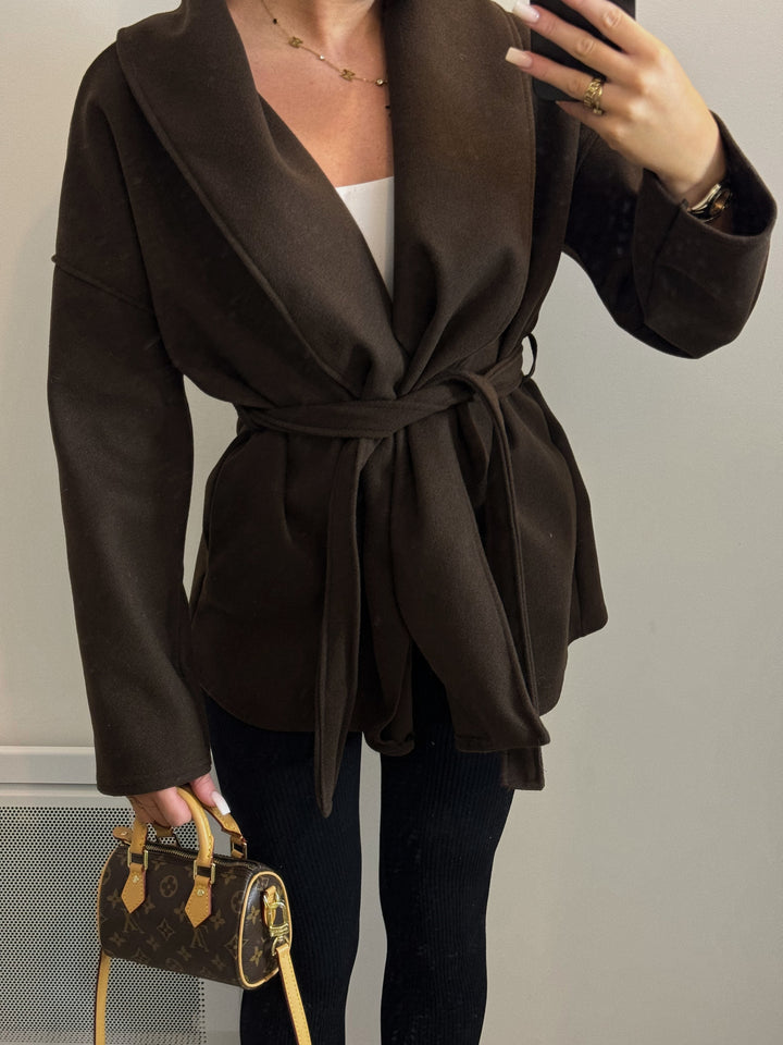 Manteau soraya marron