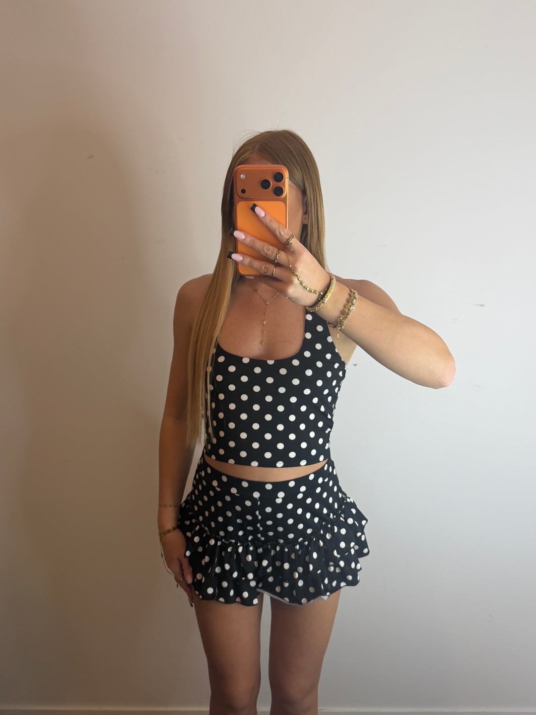 Ensemble short à poids (blanc & noir)