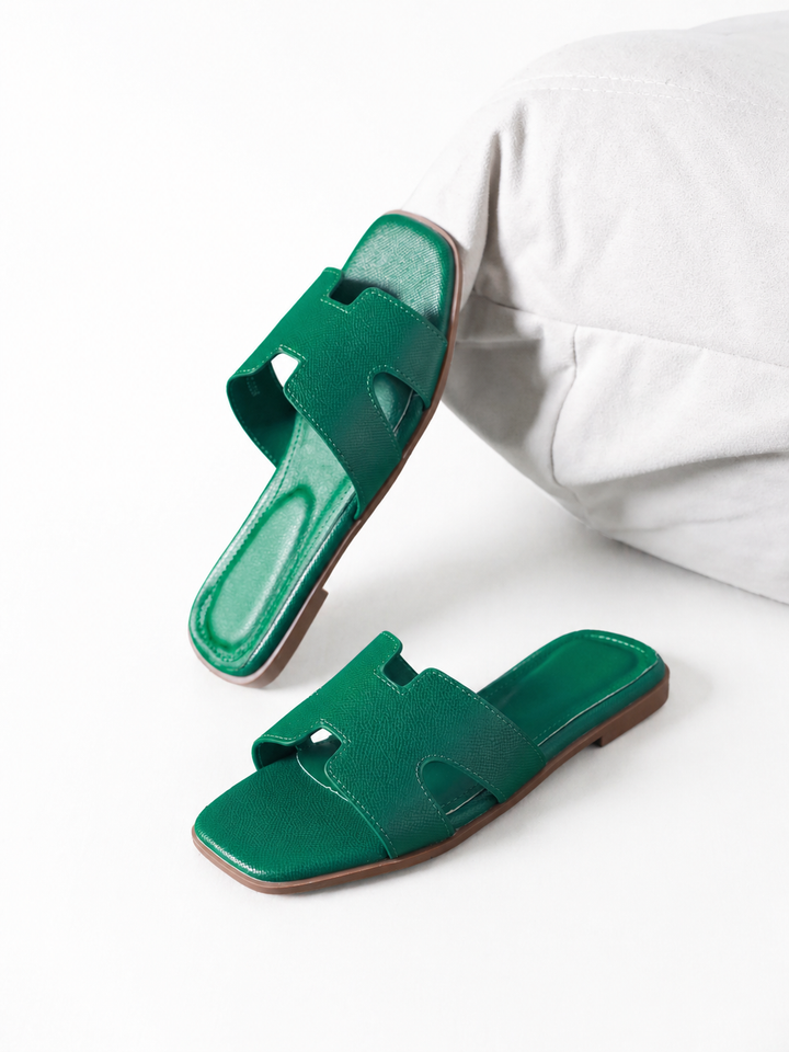 Claquette Hermance vert