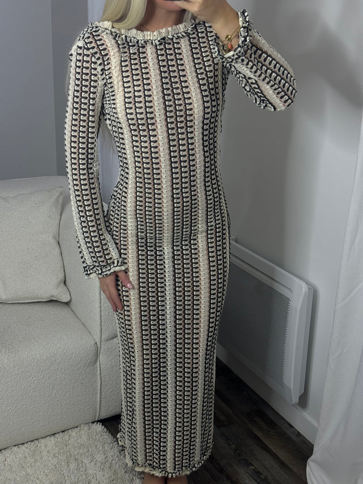Robe santorin noire