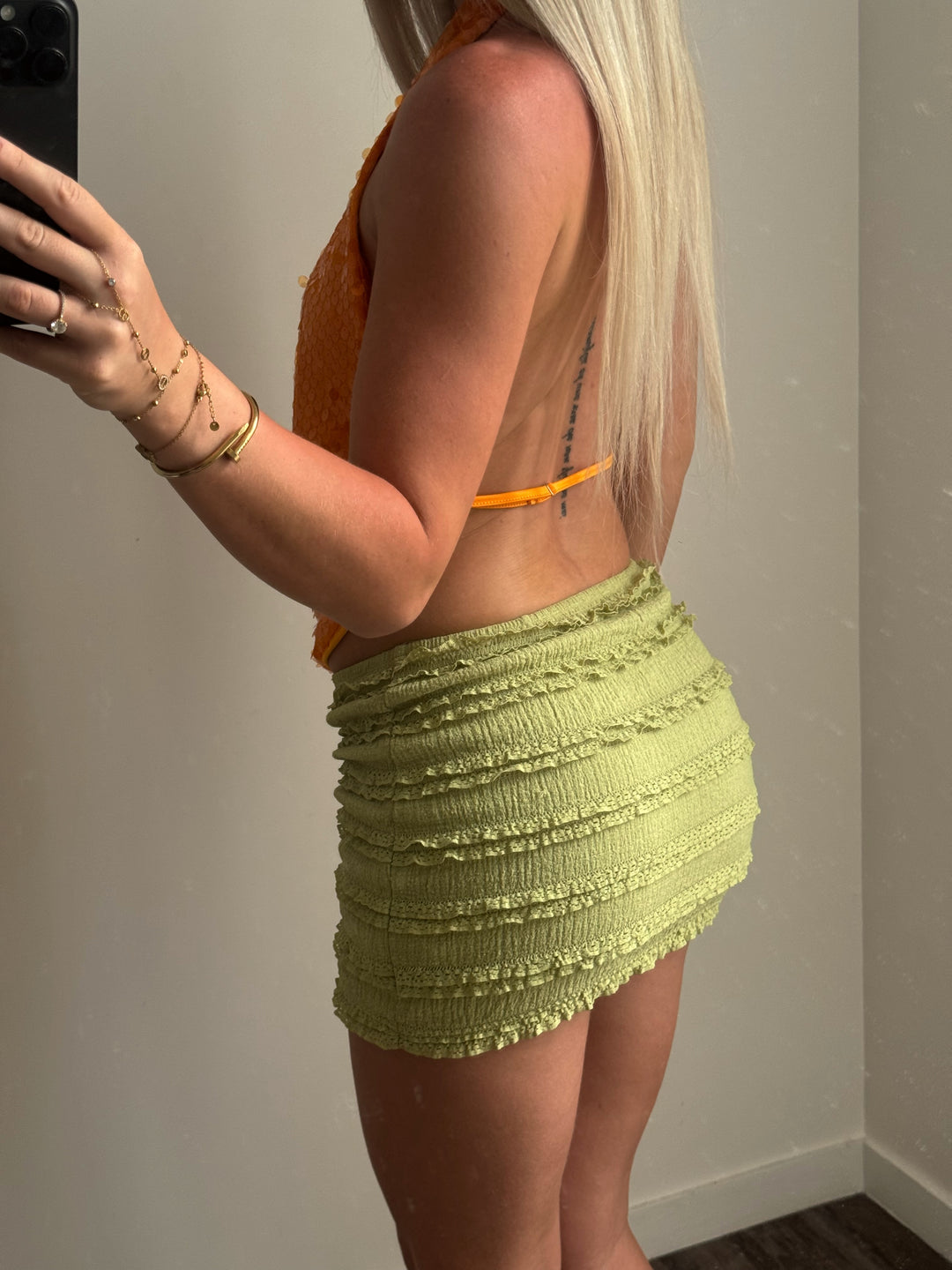 Top Ibiza orange