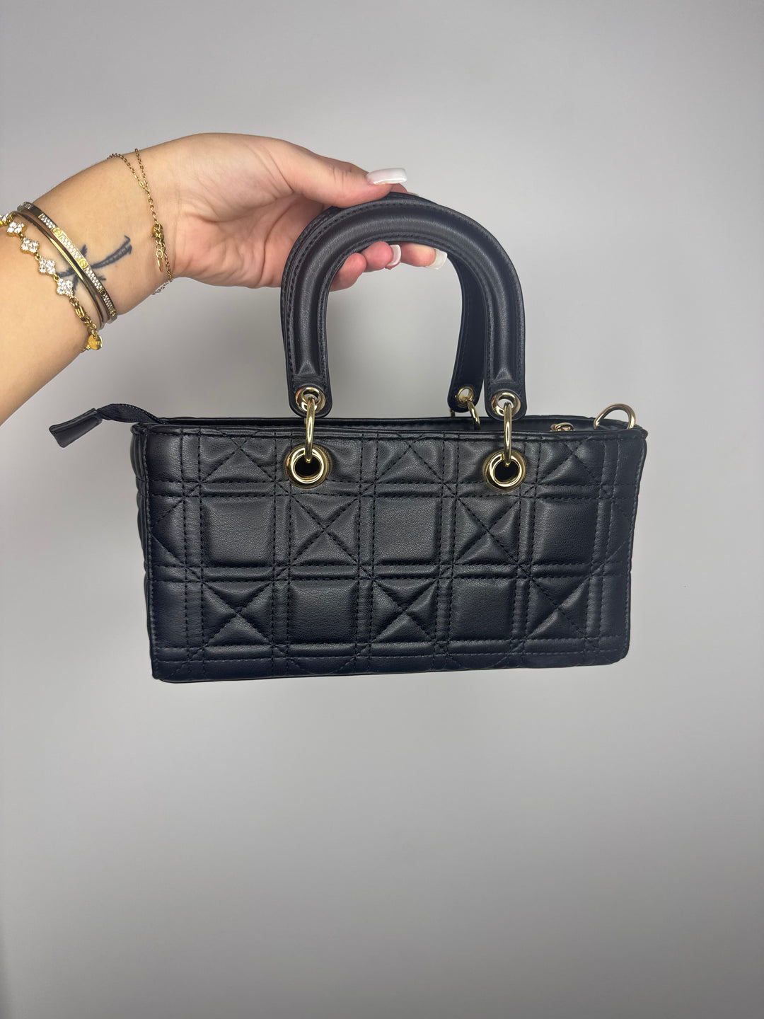 Sac daphné long noir