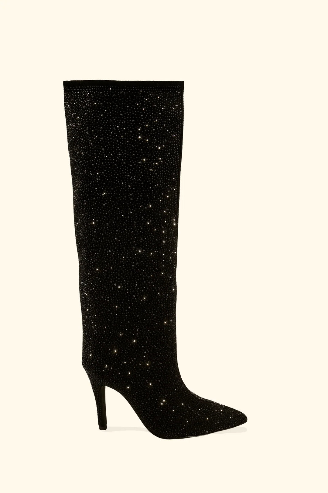 Botte à strass noire