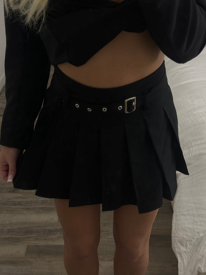 Jupe avec short intégré noir