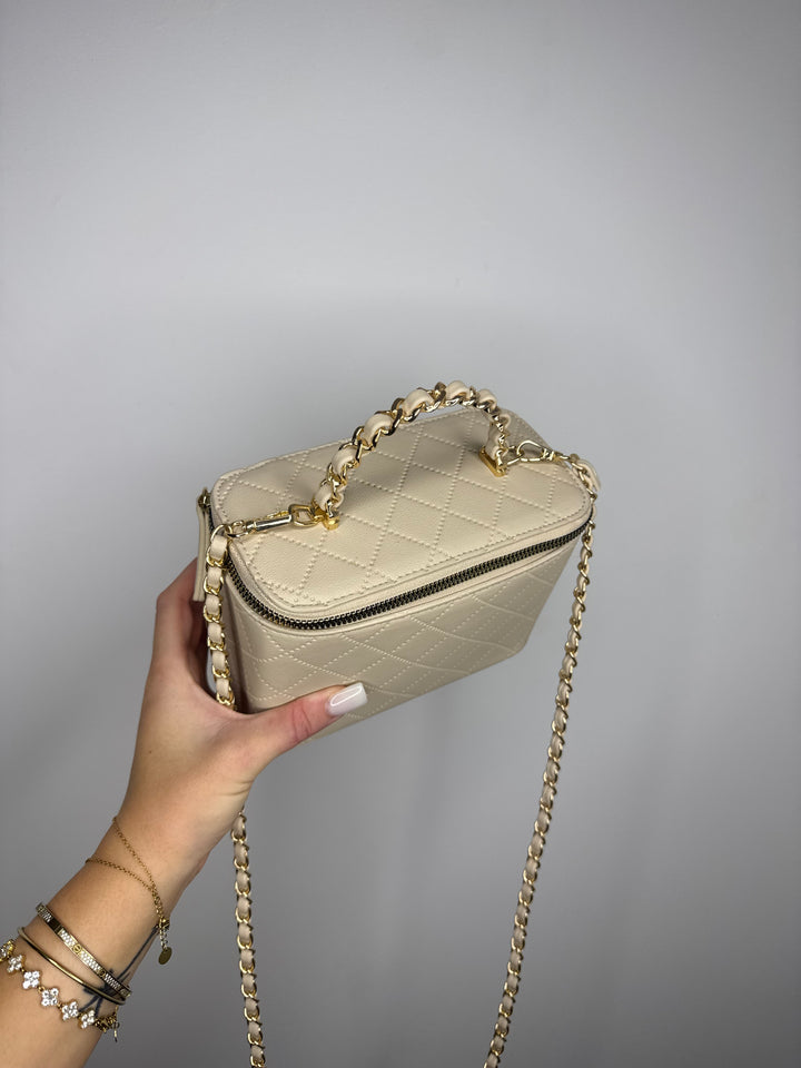 Sac Chanelle 3 beige