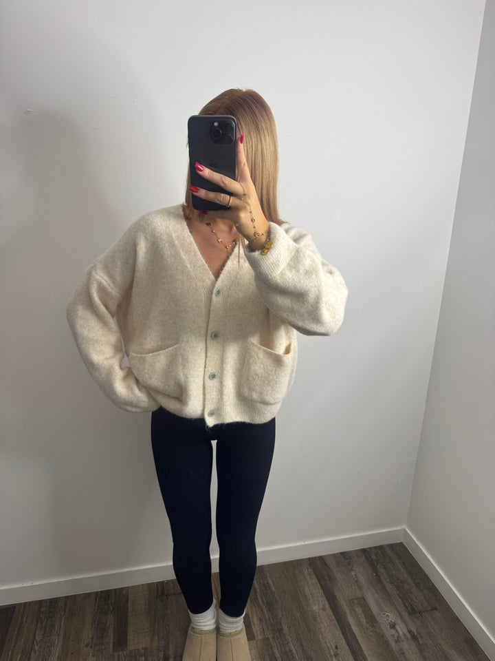Cardigan cosy (plusieurs couleurs)￼