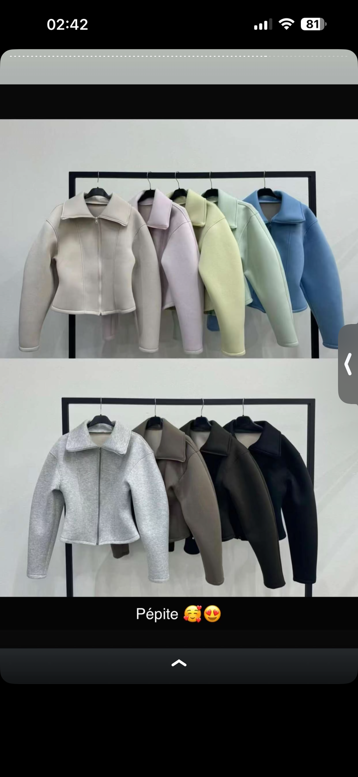 Veste Néoprène (plusieurs couleurs)￼