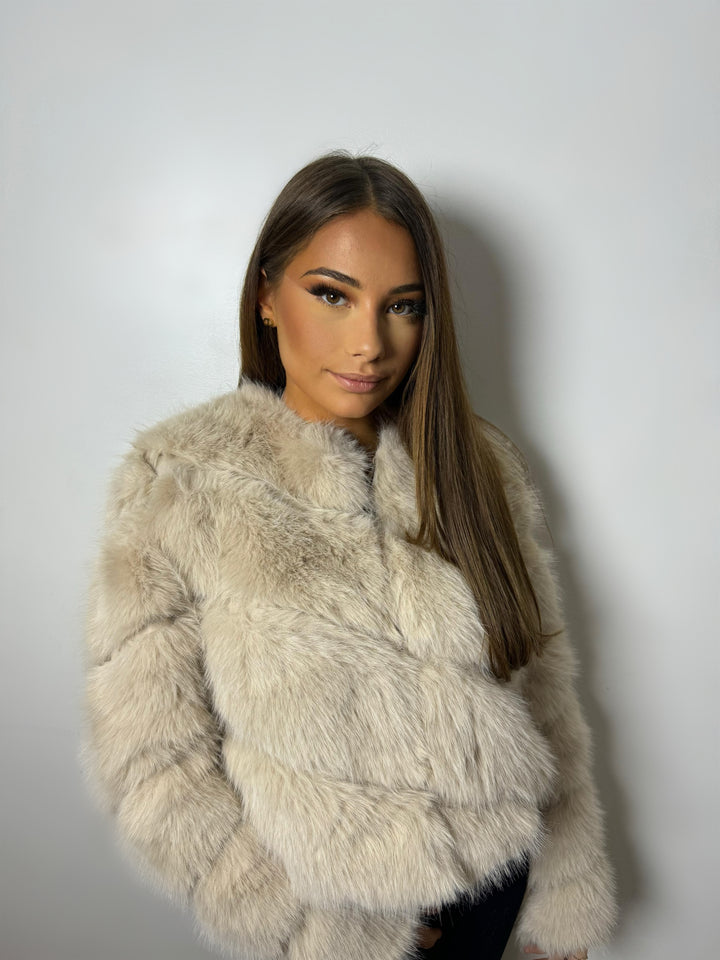 Fourrure Paris beige