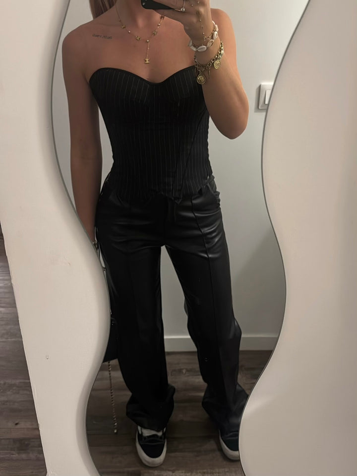 Pantalon en similicuir