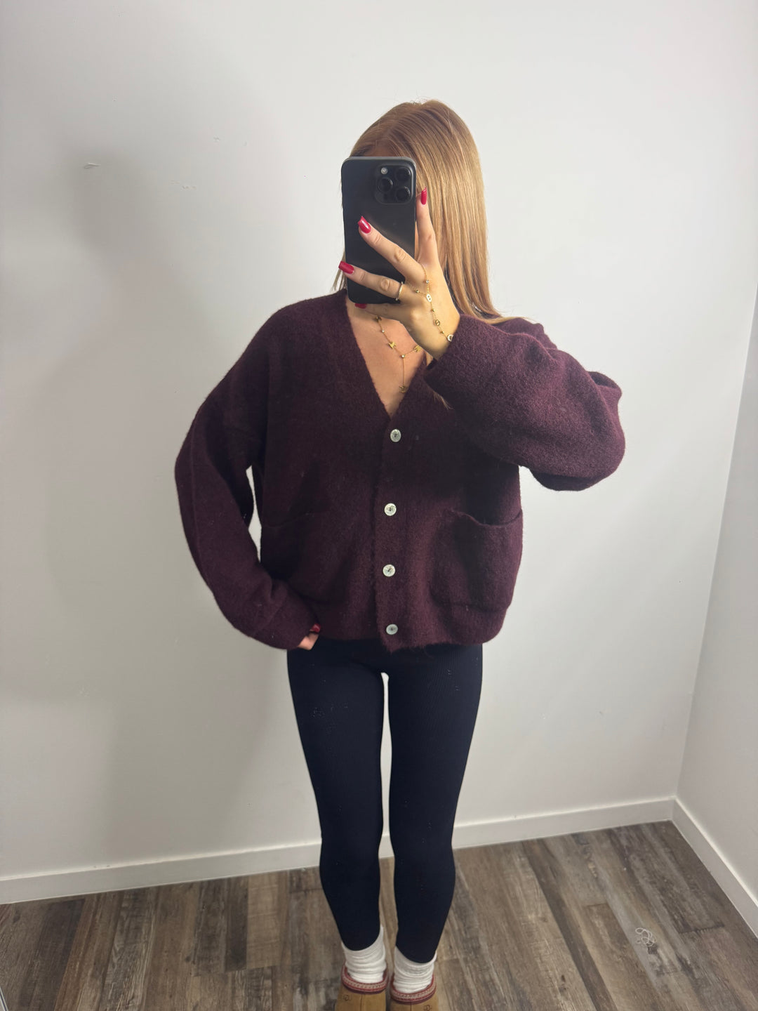 Cardigan cosy (plusieurs couleurs)￼