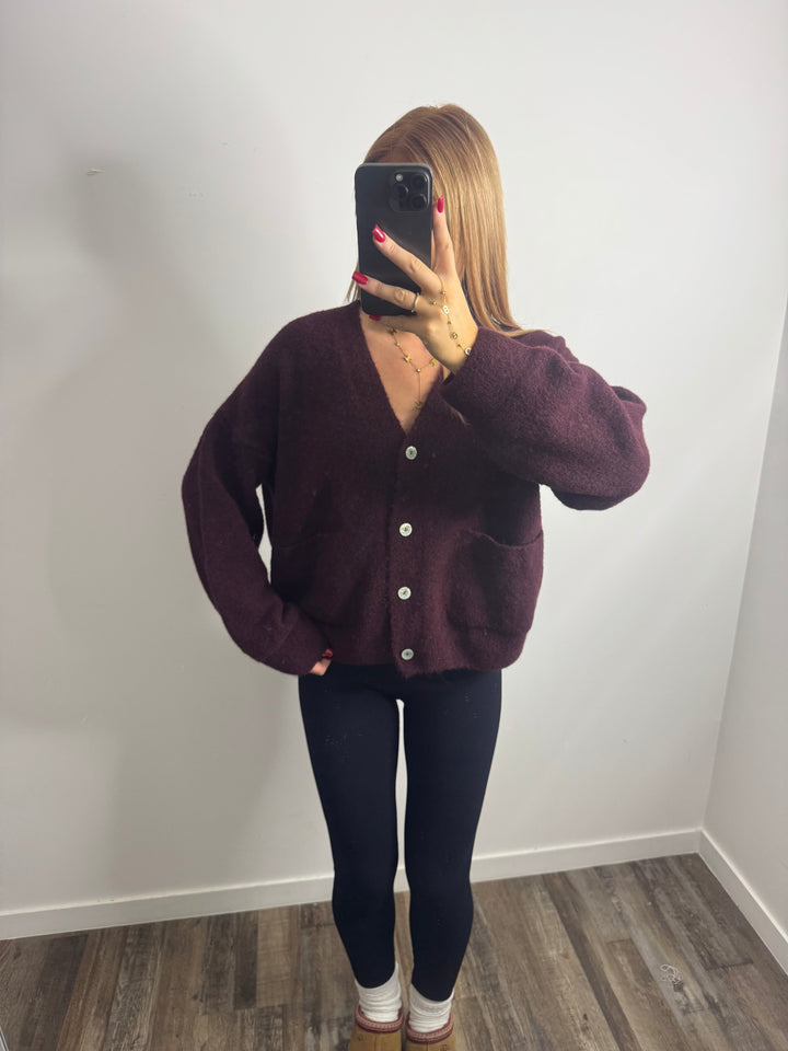 Cardigan cosy (plusieurs couleurs)￼