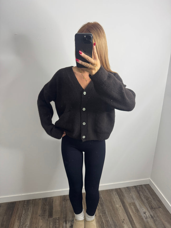 Cardigan cosy (plusieurs couleurs)￼