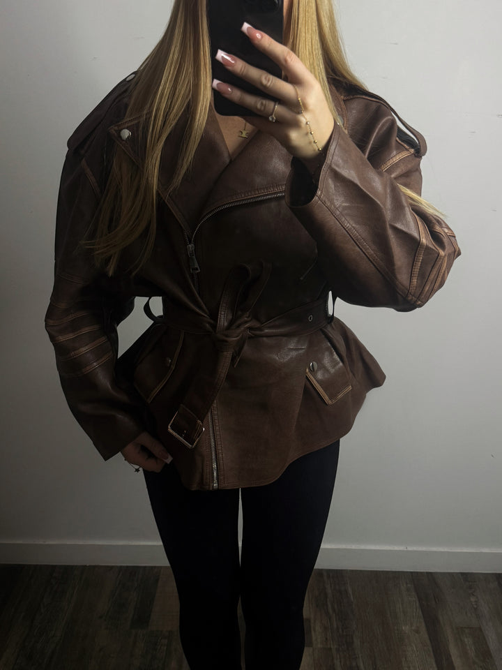 Veste Morello marron