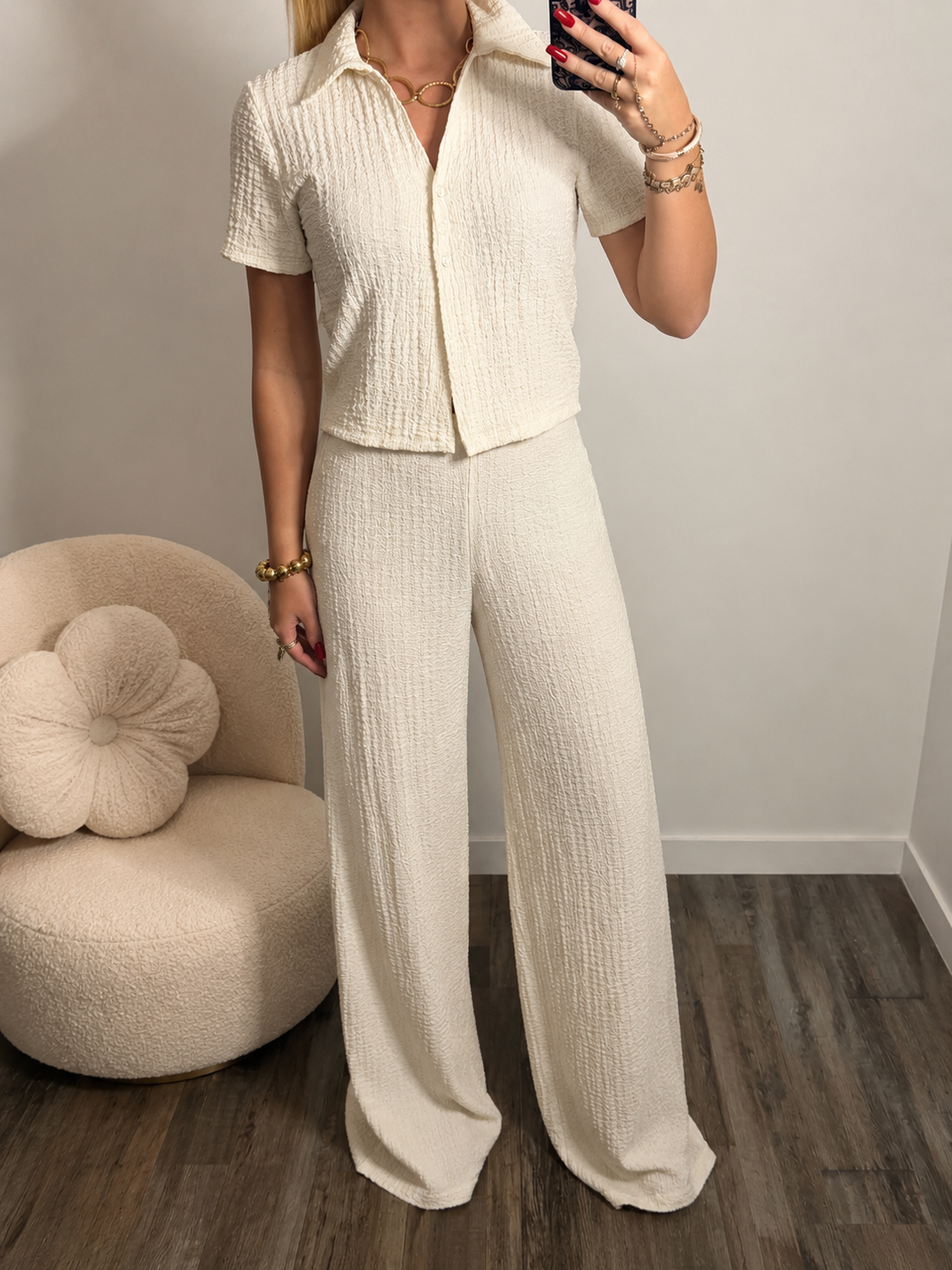 Ensemble Chloé blanc cassé