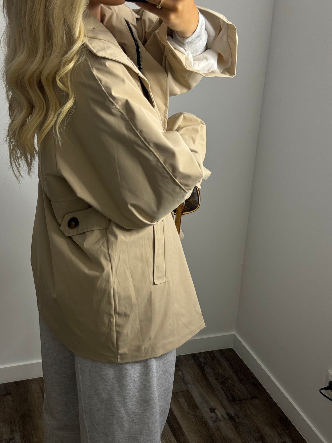 Trench oversize beige