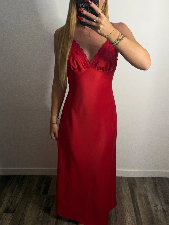 Robe Longue satin (plusieurs couleurs)