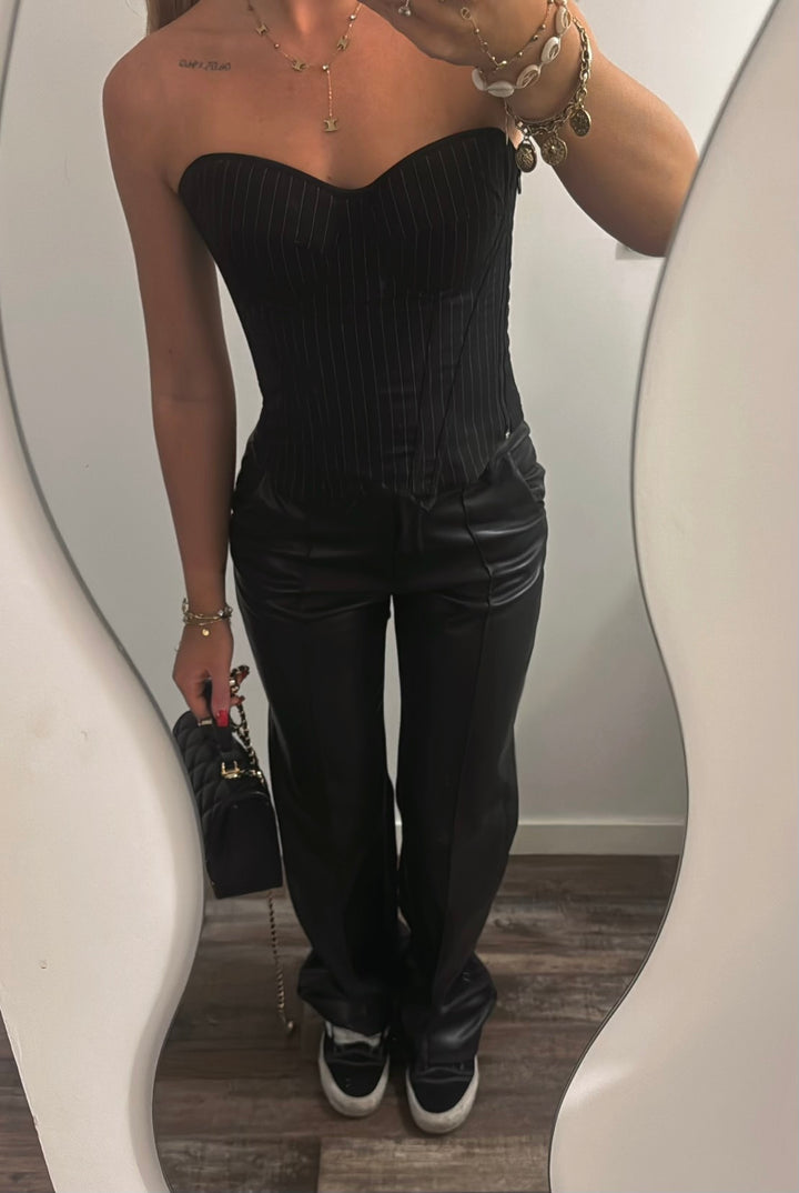 Pantalon en similicuir