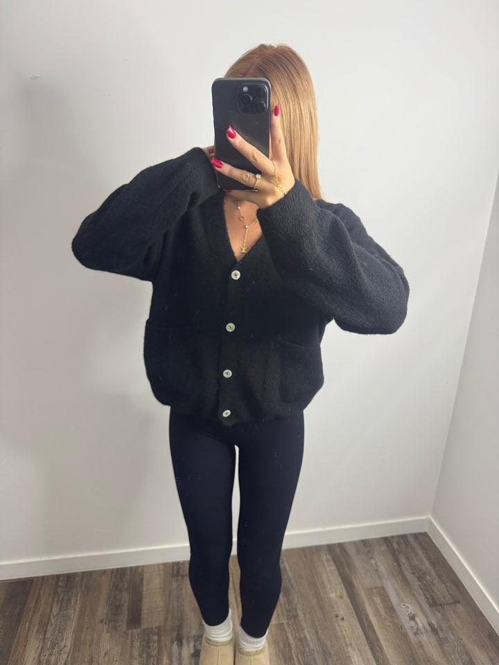 Cardigan cosy (plusieurs couleurs)￼
