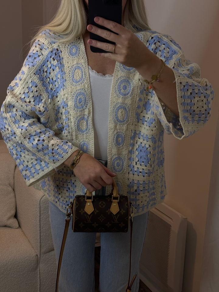 Gilet en crochet (plusieurs couleurs)