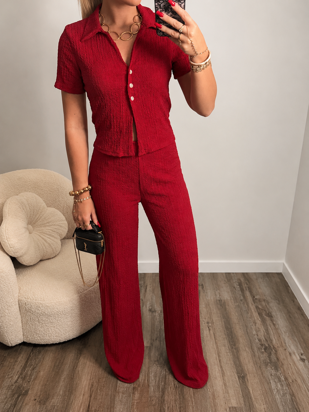Ensemble Chloé rouge