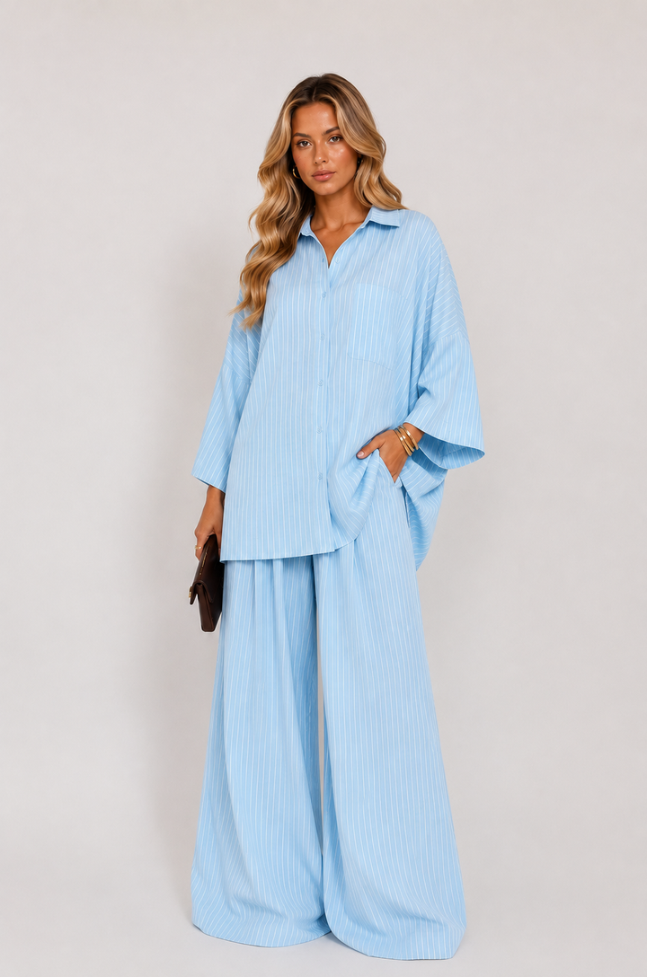Ensemble Andrea bleu clair