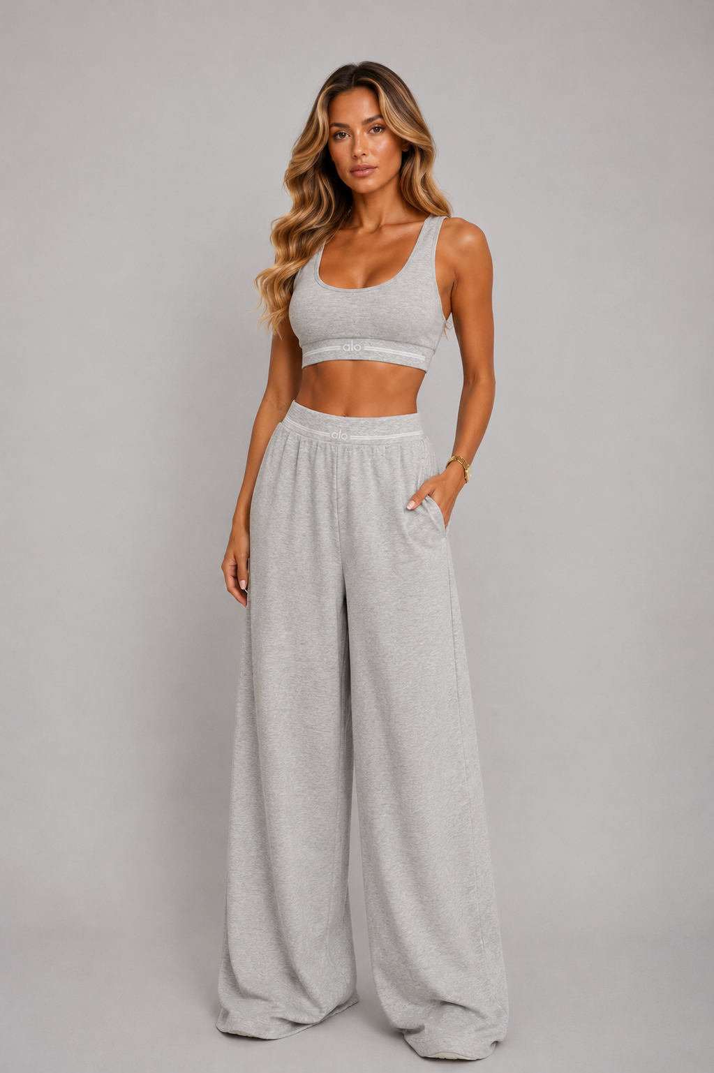 Ensemble jogging aloa gris