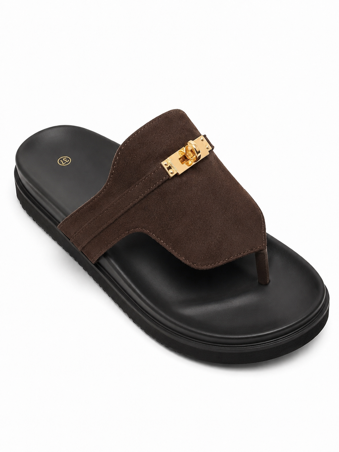 Sandales Choco boucles dorées