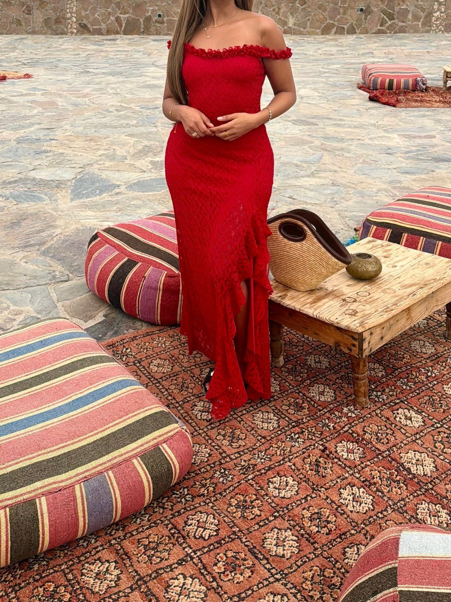 Robe Elisa rouge